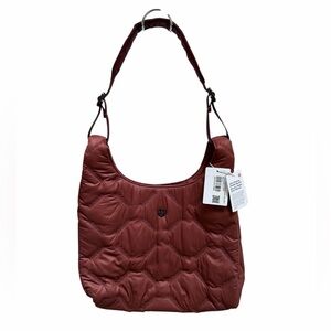 NWT lululemon Quilty Pleasures Shoulder Bag Mini Rock Wood
